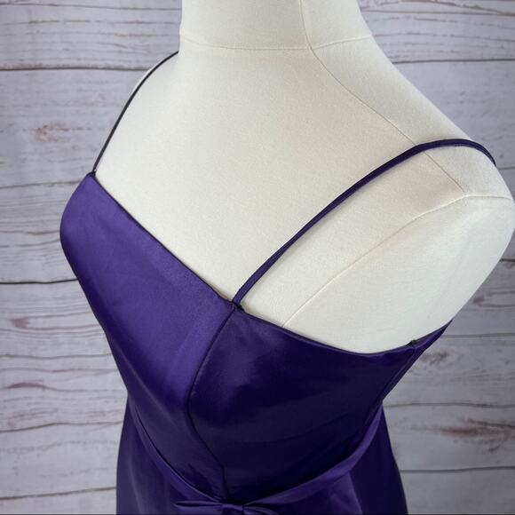 Pacific Plex purple formal bridesmaid a-line dress - Picture 6 of 12